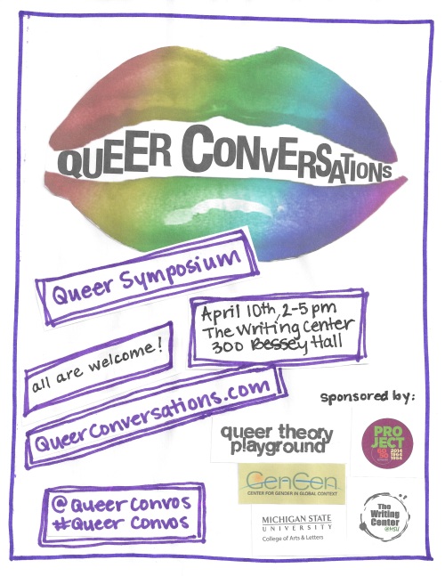queer conversations dot com - flyer